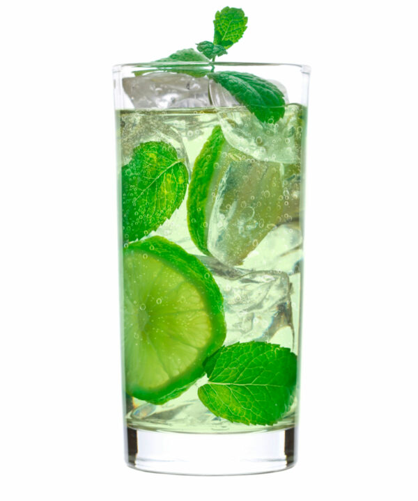 cool lime instant spritz in a glass