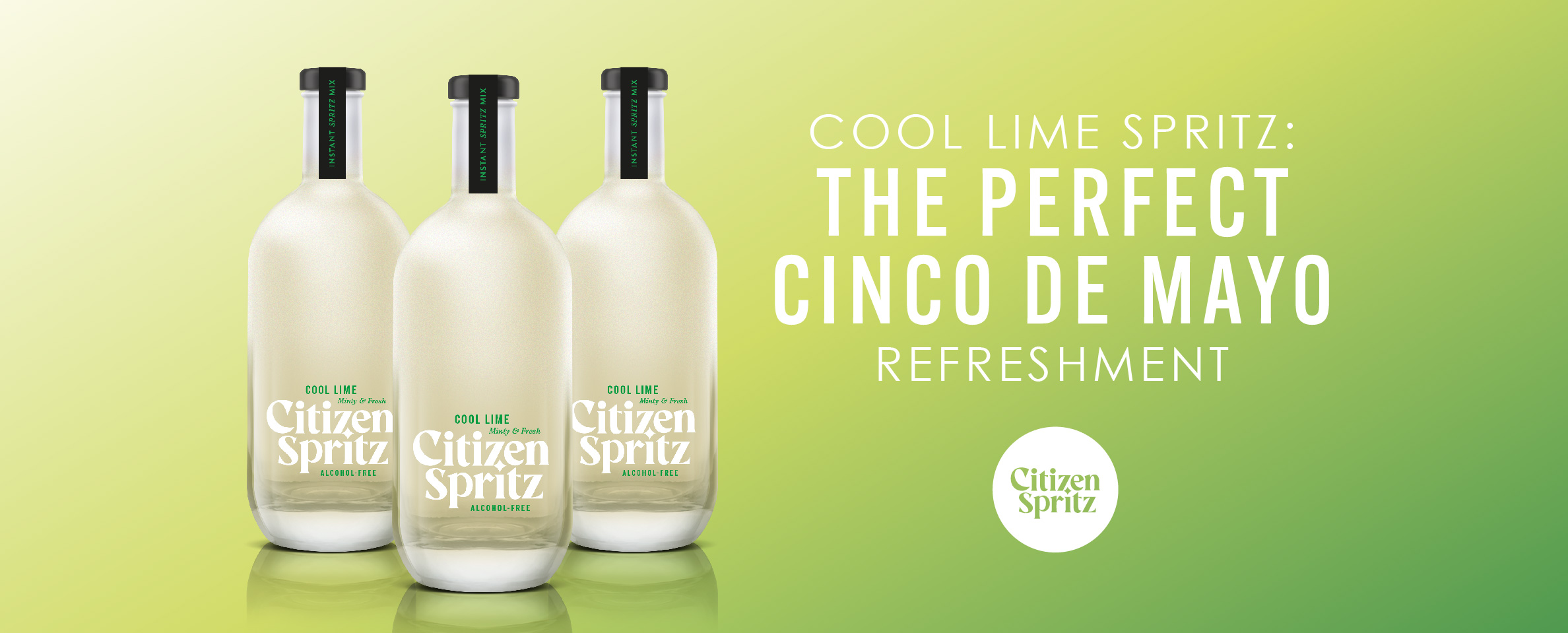 cool lime spritz: the perfect cinco de mayo refreshment