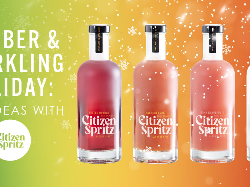 a sober and spakling holiday - gift ideas with citizen spritz